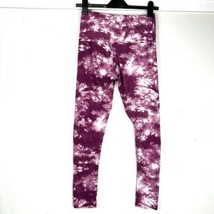 Shosho Purple Tie-Dye Leggings